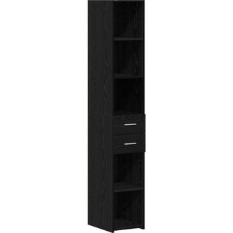 vidaXL Highboard Artisan oak 30 x 42.5 x 185 cm Engineered wood Vidaxl