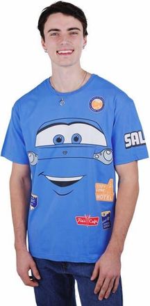 Disney Cars Cosplay Short Sleeve T-Shirt in Sally Cozy Cone Blue at Nordstrom, Size Xx-Large