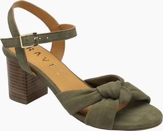 Ravel Womens Balne Womens Heeled Sandals - Green - Size: 6