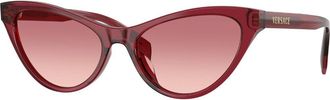 Versace VE4522U 388/20 Womens Sunglasses Red Size 55