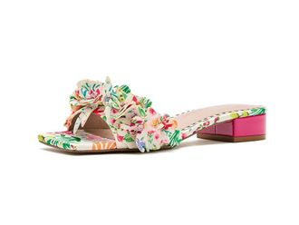 Blue by Betsey Johnson Glorria Womens Sandals Natural Floral : 6.5 M, Synthetic