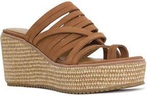 Donald J Pliner Platform Wedge Sandal in Toast at Nordstrom Rack, Size 5