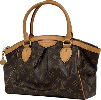 Louis Vuitton Brown Monogram Handbag Tote Bag (Pre-Owned)