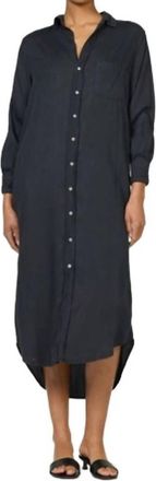 Dear John Denim Galina Shirt Dress In Black