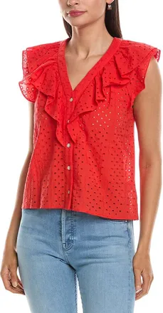 Nanette Lepore Eyelet Blouse