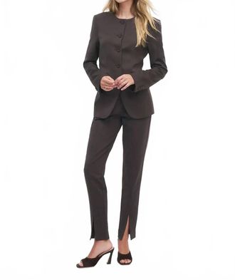 Favorite Daughter Split Decision Pant In Coffee
