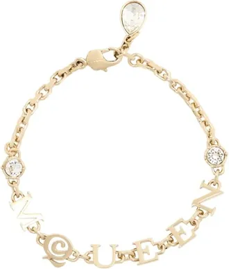 Alexander McQueen Pulsera de cadena - Accessories - Mujer - Blanco - ONE SIZE