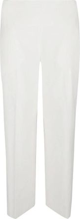 Via Masini 80 Cropped Trousers, female, White, Size: S Cropped Trousers