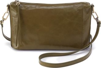 Hobo Darcy Carryall Leather Crossbody Bag in Olive Veil at Nordstrom