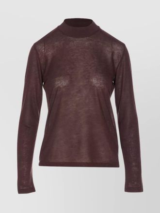 Filippa K cashmere long-sleeve crewneck knitted top