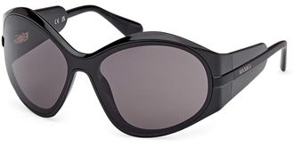Max & Co. MO0113 01A Womens Sunglasses Black Size 99