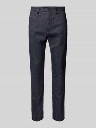 Tommy Hilfiger Regular Fit Hose mit B&uuml;gelfalten Modell BLEECKER in Marine, Gr&ouml;&szlig;e 32/34