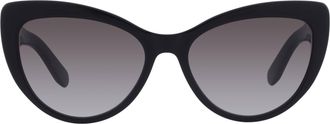 Ferragamo Grey Cat Eye Ladies Sunglasses SF930SCP 001 56