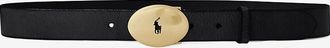 Polo Ralph Lauren G&uuml;rtel aus genarbtem Leder Polo ID - 30 mm