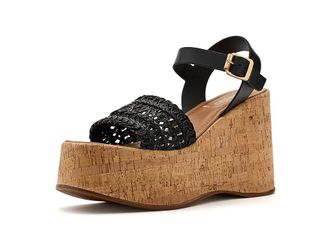 Seychelles Willow Womens Flat Shoes Black PU : 9.5 M, Faux Leather