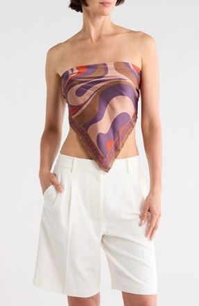 Steve Madden Swirly Girly Satin Scarf in Spice at Nordstrom Rack