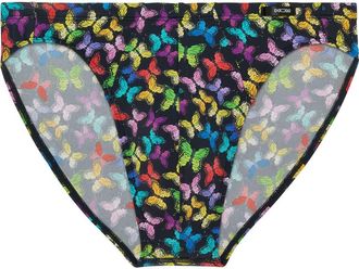 HOM Butterfly Comfort Micro Briefs in Multico Print at Nordstrom, Size Small