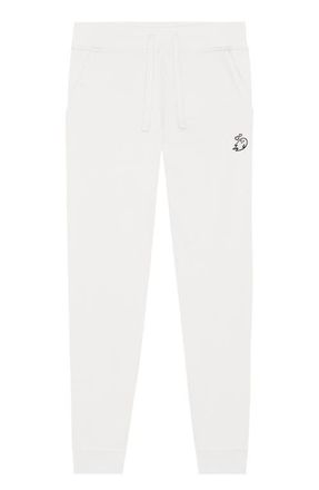Dalix Womens Heartly Ghost Midweight Fleece Jogger Pant in White at Nordstrom, Size Xx-Large