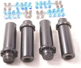 Hunter Pack 4 Aspersores De Riego Pgp-04 3/4 Alcance 6,4 A 15,8 Metros Aspersor De Turbina Ajustable Pgp Ultra