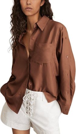 Reiss Reenie Silk Shirt