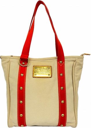Louis Vuitton Beige Tote Bag (Pre-Owned)