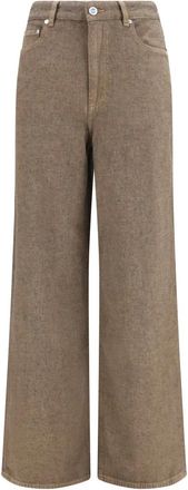 Ganni Lari Neppy Denim Jeans - - Jeans - Donna - Beige - W27
