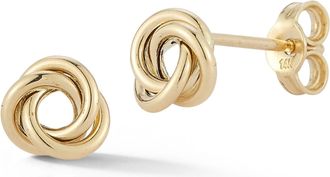 Ember Fine Jewelry 14K Gold Love Knot Studs