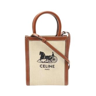 Celine Pre-owned Tote Bags, female, Beige, Size: ONE SIZE Pre-owned Canvas celine-bags