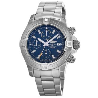 Breitling Avenger Chronograph 45 Automatic Blue Dial Stainless Steel Mens Watch A13317101C1A1