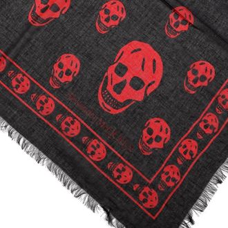 Alexander McQueen Alexander McQueen Tücher & Schals - Skull Silk Scarf - Gr. unisize - in Schwarz - für Damen