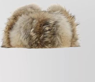 Prada adjustable hat with fur accents