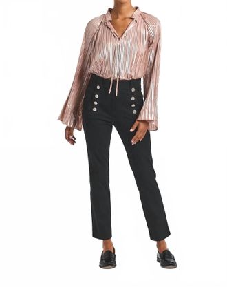 Derek Lam Robertson Slim Trouser In Black