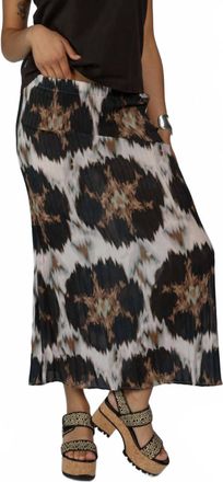 No.6 Store Hiro Midi Skirt In Blush Ikat