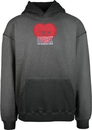 Diesel Grey Cotton Sweatshirt