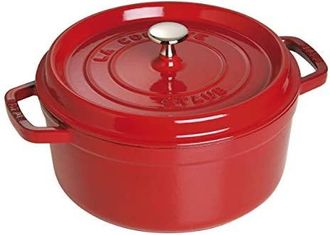 Staub Cocotte 26 Cm Cereza Fundici&oacute;n Esmaltada