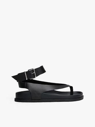 Tommy Hilfiger Ankle Strap Leather Sandals
