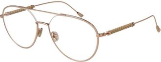 Tod's Rose Gold Metal Glasses Mens (Frames)