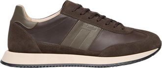 Nero Giardini Sneakers in pelle e camoscio - - Shoes - Uomo - Marrone - 42 EU