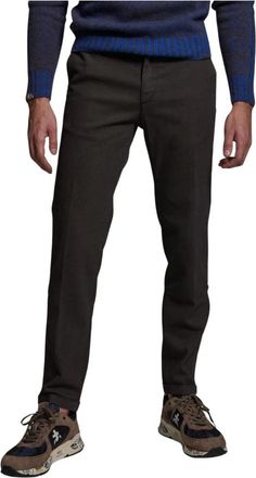 Re-hash Stijlvolle herenbroek - Heren - Slim Fit Broeken - Zwart - W34 - Broeken