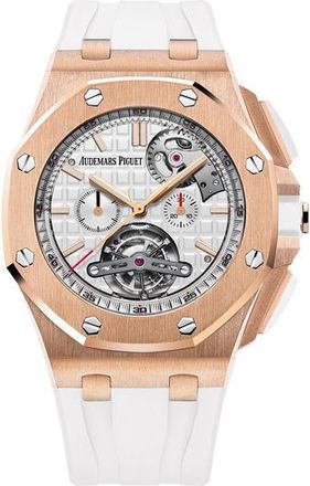 Audemars Piguet Royal Oak Offshore Tourbillon Silver Dial Automatic Mens Watch 26540OR.OO.A010CA.01