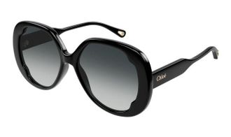 Chlo&eacute; Grey Square Ladies Sunglasses CH0195SK 001 56