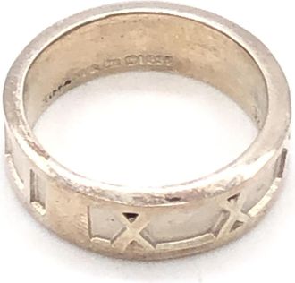 Tiffany & Co. Atlas Ring, SV92Womens, 4.Womensg, US Size Womens 5 (Pre-Owned)