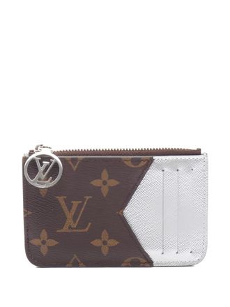 Louis Vuitton monogram-pattern top-zip coin purse - Brown