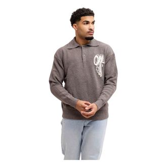 Off the Pitch Heren, Truien, Grijs, Maat: XL Katoen