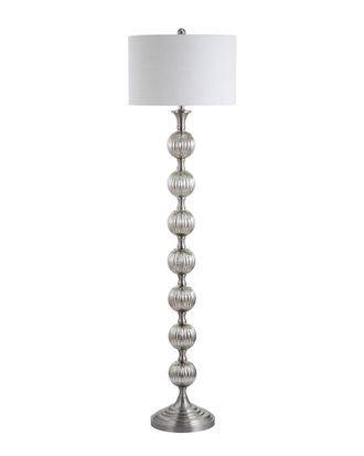 Jonathan Y Designs Jonathan Y 60.5In Oslo Silver Floor Lamp