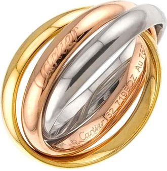Cartier Yellow Gold (18K) Pink Gold (18K) White Gold (18K) Band Ring (Pre-Owned)