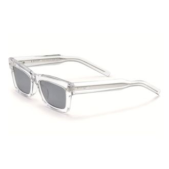 Valentino V - SHARP Smoke Rectangular Unisex Sunglasses VLS-134 C 53
