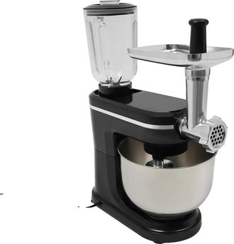 OEM Procesador De Alimentos, Capacidad De 6 Litros, Potente Motor De 1500 W, Color Plata