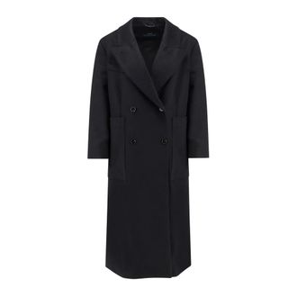 Paltò Dames, Mantels, Zwart, Maat: XS Wol