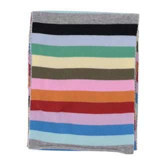 Allude Winter Scarves, female, Multicolor, ONE SIZE, Cashmere Scarf with Striped Pattern